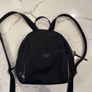 Black Kate Spade backpack